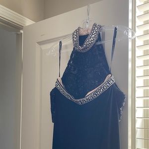 Black 2 piece formal dress